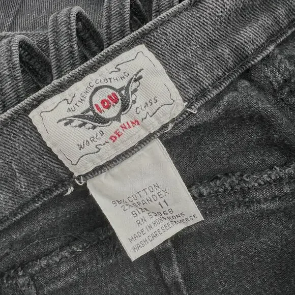 Y2k Vintage Cut Out Punk High-Rise Jeans - Picture 5 of 6